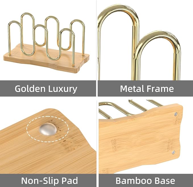 Mail Holder Organizer Countertop, Metal Mail Sorter - Image 4