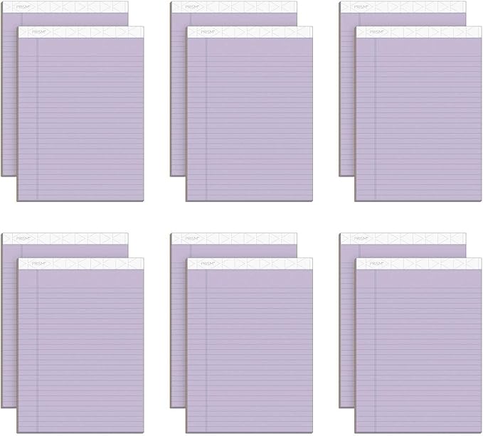 Tops Prism Writing Pads, 8-1/2" x 11-3/4", Legal Rule, Perforated, 50 Sheets by TOPSProducts
