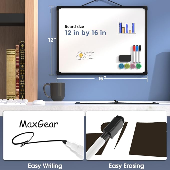 MaxGear Double-Sided Dry Erase Board - Image 3