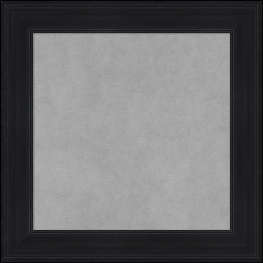 Amanti Art Black Framed Magnetic Board 21x21 Small Vision Board by AmantiArt