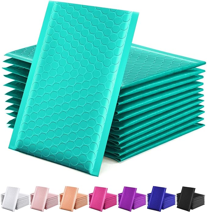 GSSSUSA Bubble Mailers 4x8 Inch 50 Pack Padded Envelopes Usable Size 4x7 Inch by GSSUSA