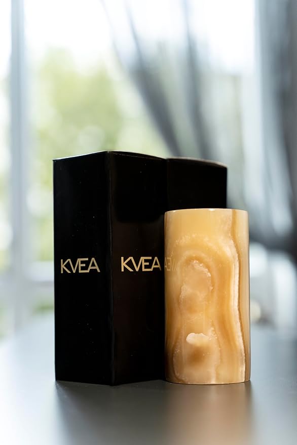 Pen Holder - Toothbrush Holder, Desk Organizer, Makeup Brush Holder, Gift for Home, Kitchen Utensil Holder, Storage Desktop, Onyx Marble, Mini Vase-DeskLoop Office