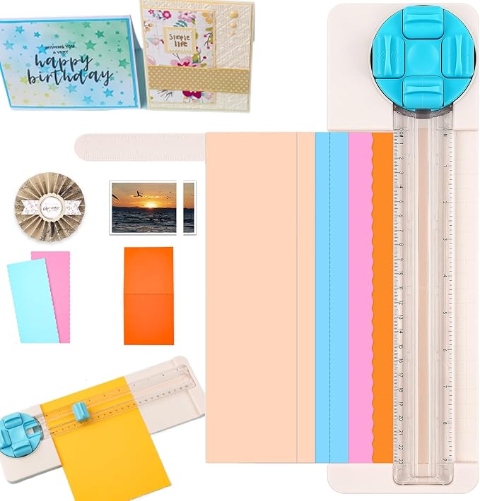 4-in-1 Paper Trimmer, 4 Style Multi-Function Scrapbooking Tool by CYFUNDESIGN