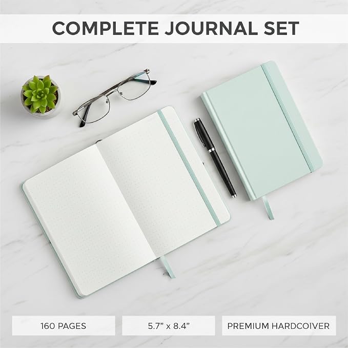 Mr. Pen- Dotted Journal Notebook, A5 Medium Size | 160 Pages, Fabric Hardcover - Image 6