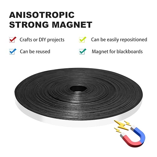 CHUNNIAO 120 Ft White Magnetic Tape - Image 8