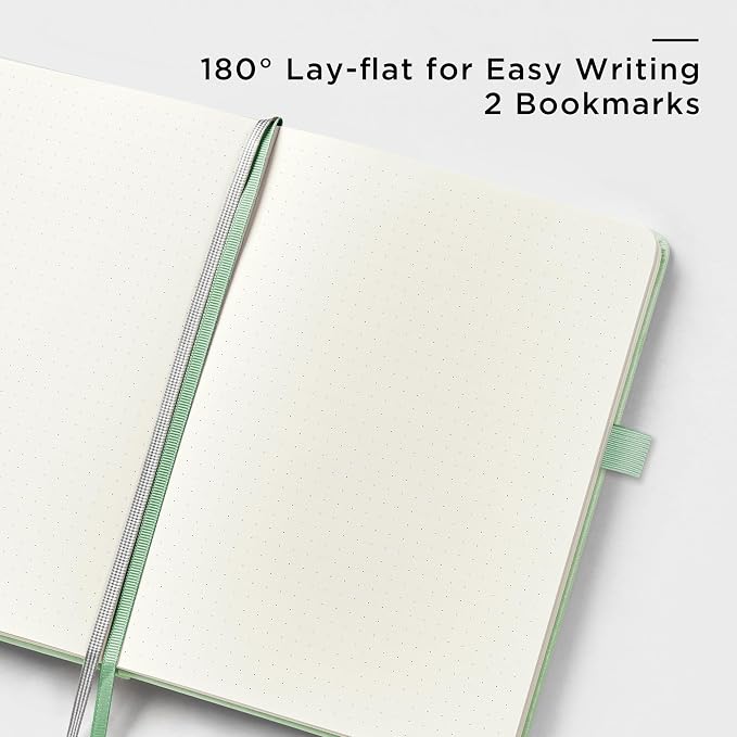 &And Per Se Dotted Journal Notebook, A5 Hardcover Leather Dotted Journal - Image 3