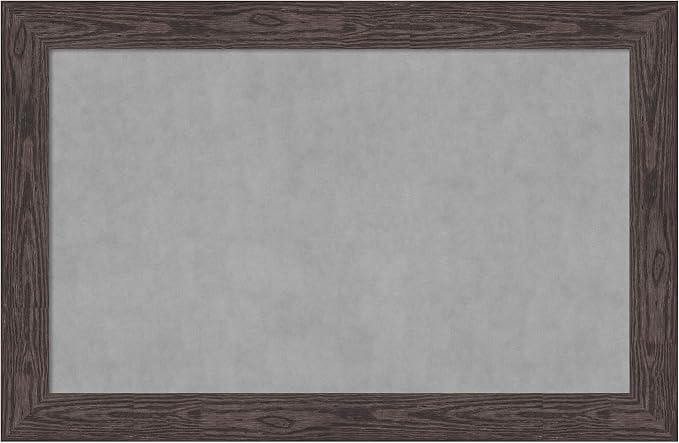 Amanti Art Black Framed Magnetic Board 30x46 Large Vision Board by AmantiArt