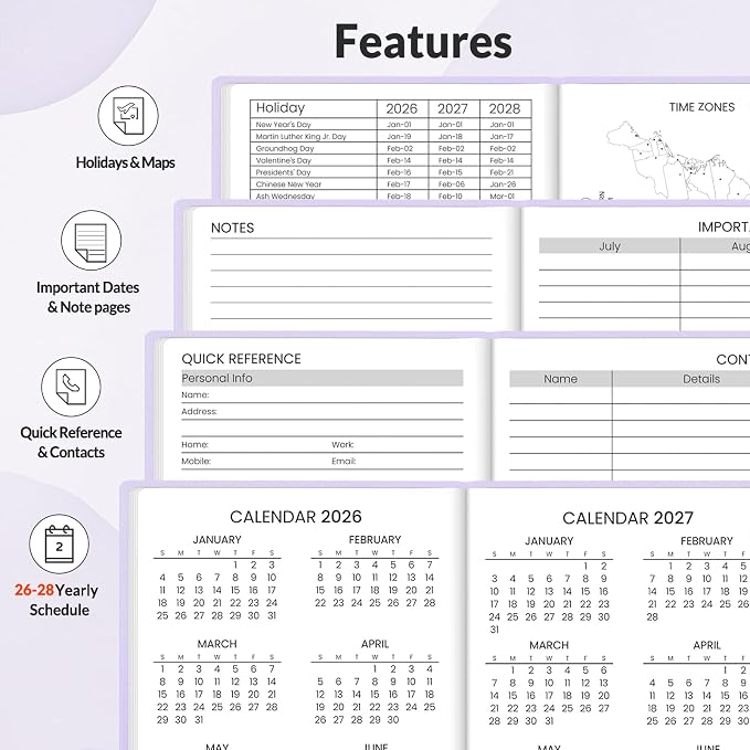 SUNEE 2026-2027 Pocket Weekly Planner - Image 5