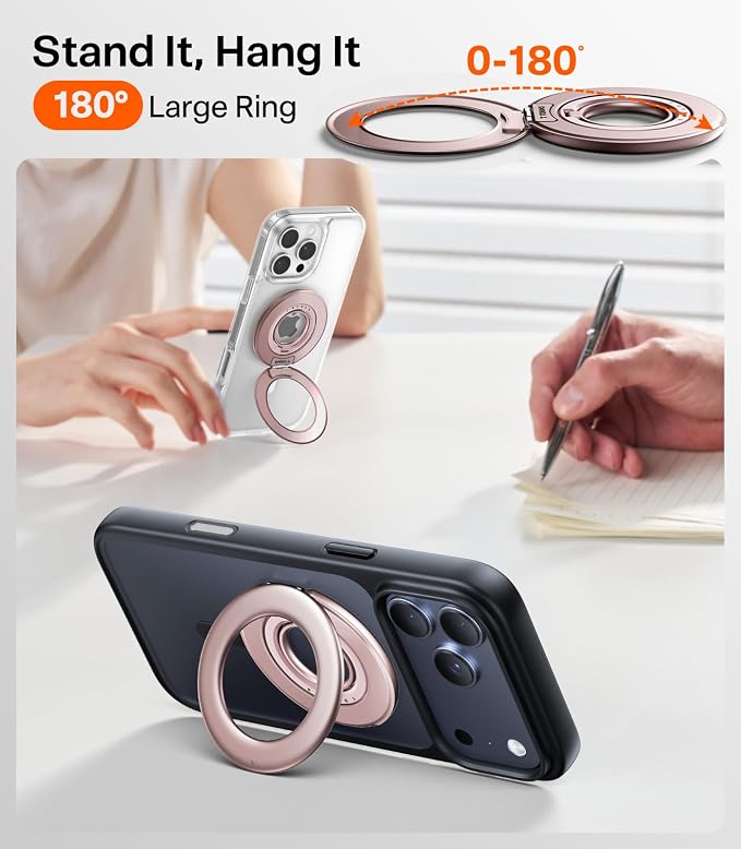 TORRAS 2025 Flagship Magnetic Phone Grip Ring Holder Kickstand Fit - Image 3