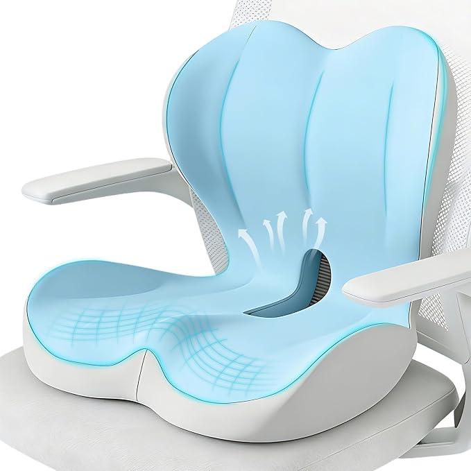 Seat Cushion for Office Chair and Car, Lumbar Support Pillow for Office Chair - Image 8