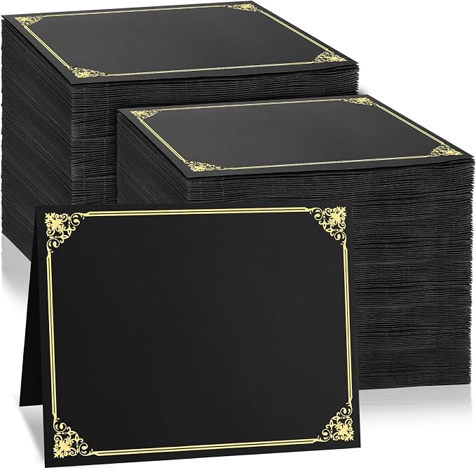 Oleitodh 150 Pcs Certificate Holders Bulk, Document Covers by Oleitodh
