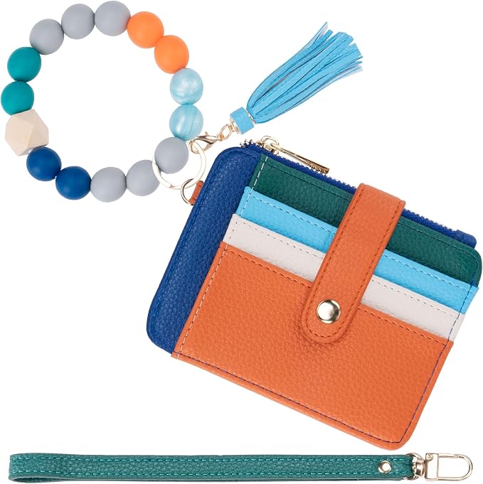 Airkit Wristlet Wallets for Women, Keychain RFID Blocking Credit Card Holder by Airkit