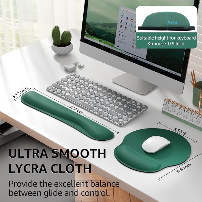 KTRIO Keyboard Wrist Rest & Mouse Pad - Image 5