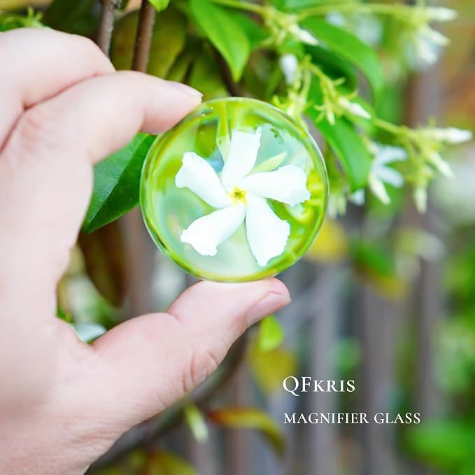 QFkris 4Pcs 1.9inch Crystal Dome Magnifying Paperweight - Image 4