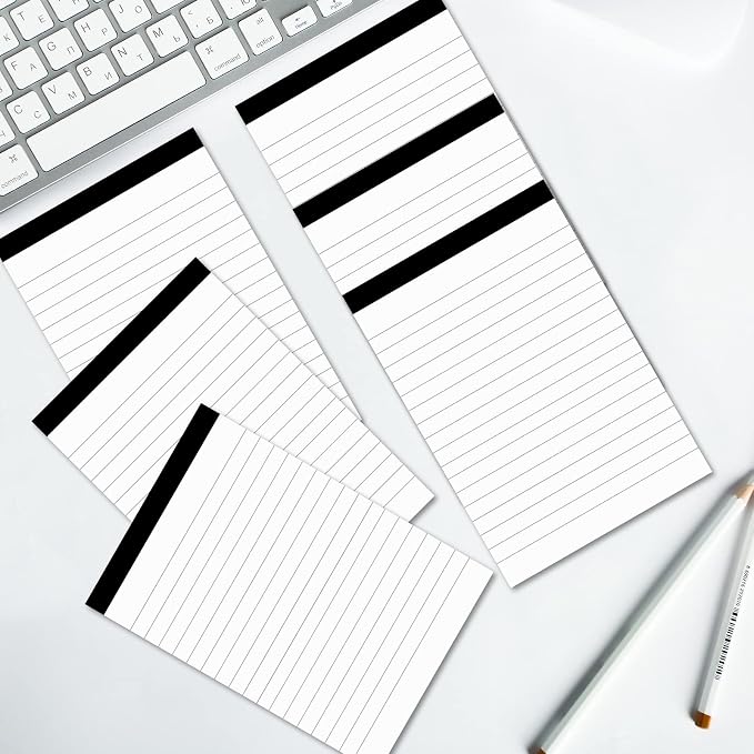 6 Pcs Perforated Note Pads College Ruled - Image 6