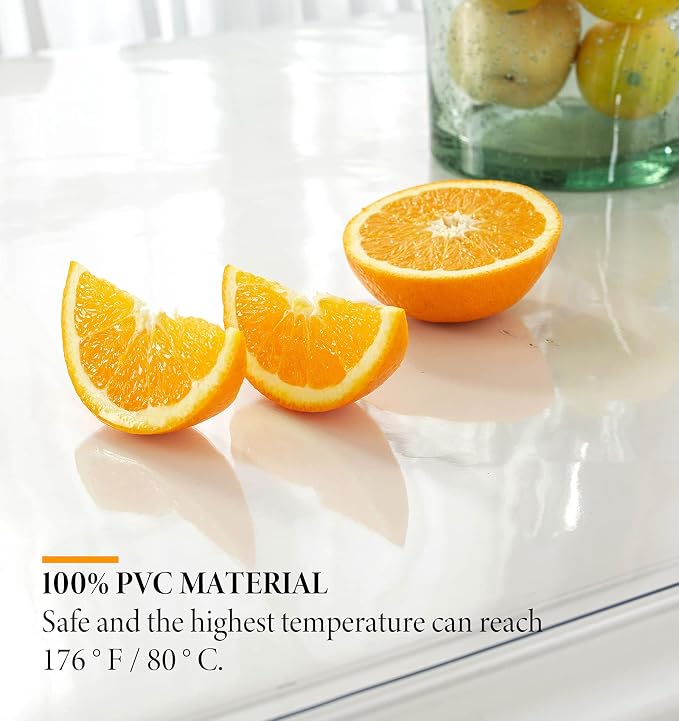 Deep Dream 1.5mm Thick 46 Inches Clear Round Table Protector, Round Table Cover - Image 6