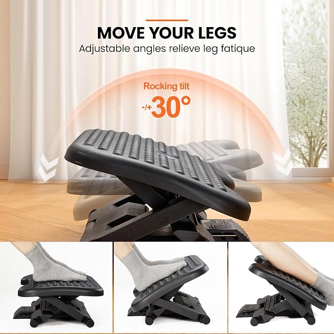 ErGear Under Desk Footrest, Adjustable Foot Rest - Image 6