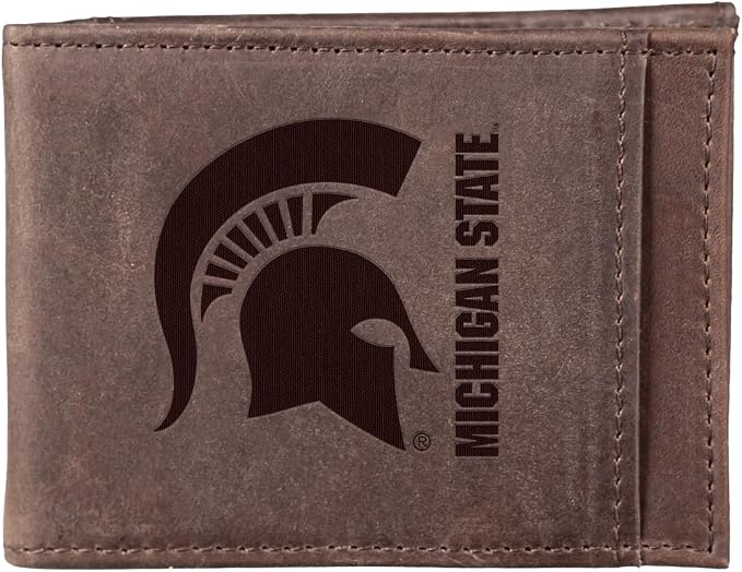 Team Sports America NCAA Michigan State University Front Pocket Slim Wallet by TeamSportsAmerica