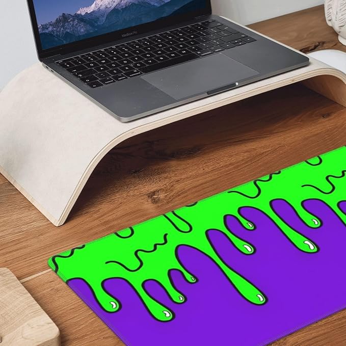 Gaming Mouse Pad Abstract Dripping Design Desk Mat Desk Pad Large Gaming Mouse - Image 8