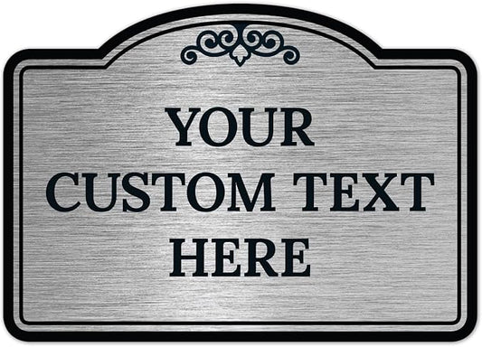 Custom Decorative Sign, Personalized Metal Sign by SigoSigns
