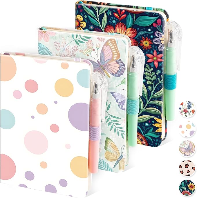 NIRMIRO Aesthetic Small Journal Notebook, A6 Mini Pocket Notebook by NIRMIRO