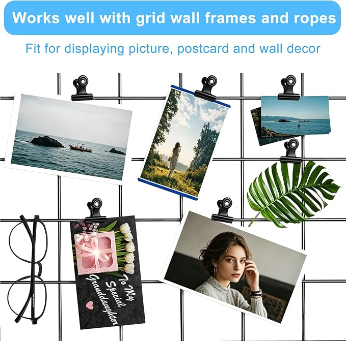 60 Pcs Metal Bulldog Clips, Mini Metal Hinge Clip Tiny Bull Binder Paper Clamp - Image 6