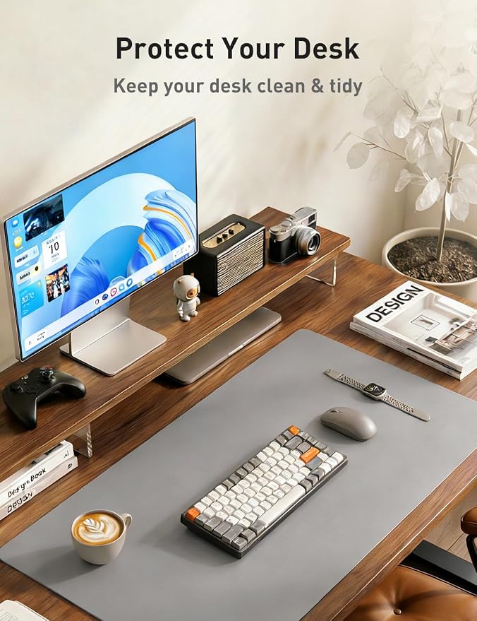 Aothia Faux Leather Desk Mat - Image 9