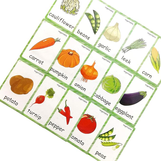 Set of Fruit and Vegetable Flash Cards - Image 7