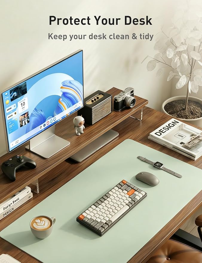Aothia Faux Leather Desk Mat - Image 8