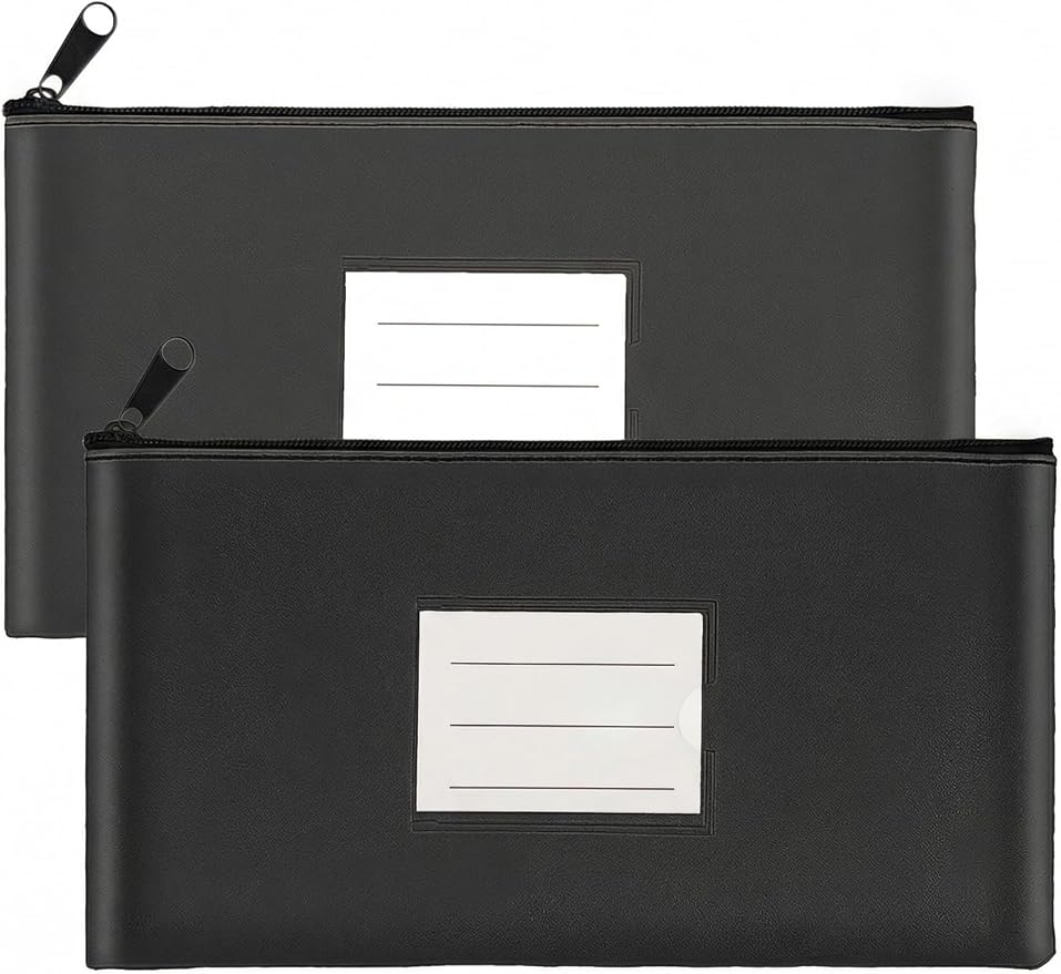 2-Pack Bank Deposit Money Bags by COZEFFIC
