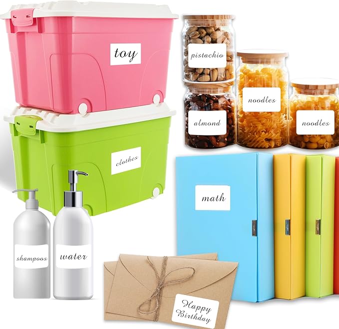 2×3 Inch Removable Blank Freezer Labels, Water/Oil/Tear Resistant/Ink Won't - Image 4