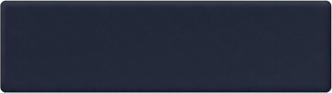 GelPro Anti Fatigue Nonslip Mat: Hard Floor Utility Mats for Garage, Patio and Kitchen - 20" x 72" x .5" - Leather Grain Navy-DeskLoop Office