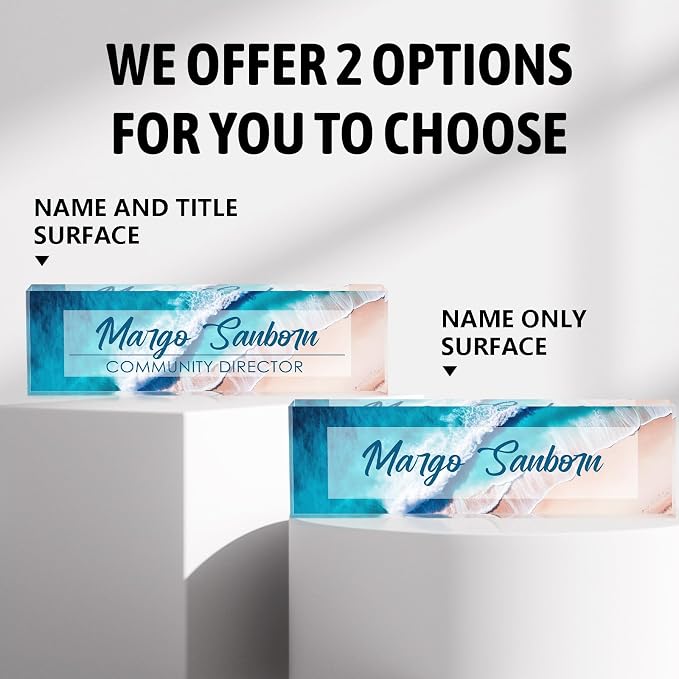 Custom Name Plate Personalized Office Decor - Image 4