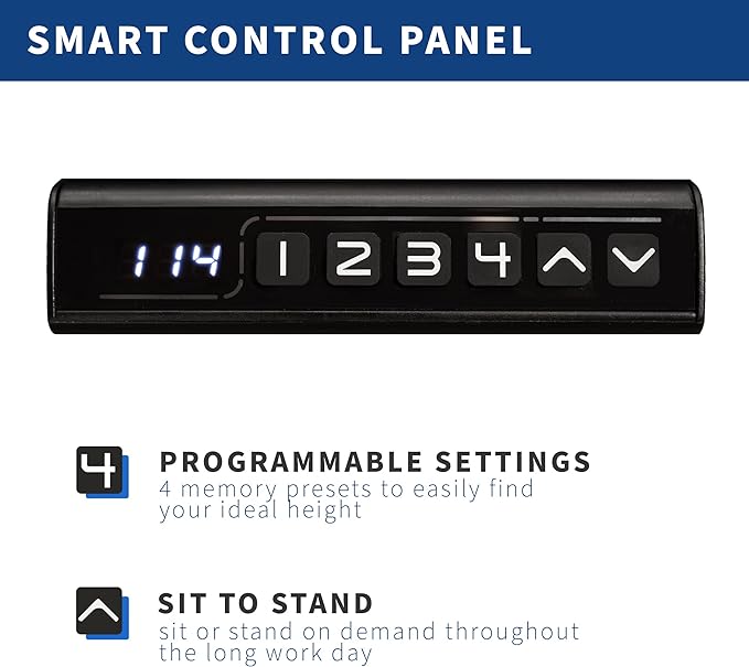 VIVO Electric 43 x 24 in Standing Desk, Memory Height Adjustment, 1B Series - Image 5
