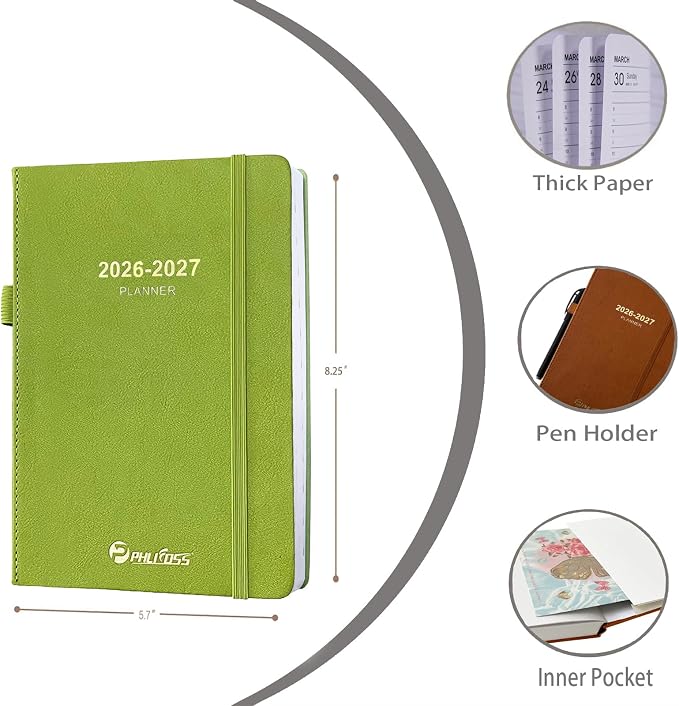 Daily Planner 2026-2027, One Page Per Day, Academic Calendar, Appointment Book - Image 2