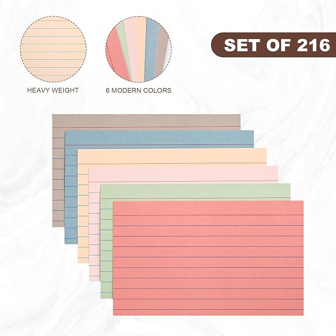 3x5 Index Cards Ruled Lined, Lined Ruled Notecards - Image 2