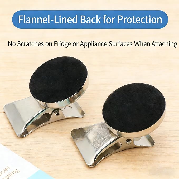 10 Pcs Strong Stainless Steel Magnetic Clips, 1 Inch Clip - Image 3