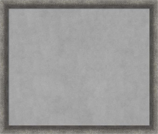 Amanti Art Grey Framed Magnetic Board 22x26 Medium Vision Board by AmantiArt