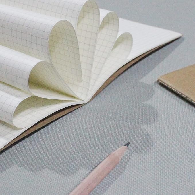 zmybcpack 12 Pack Graph Paper Notebook Journal Notebook Square Grid Paper - Image 3