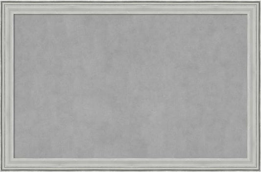 Amanti Art Silver Framed Magnetic Board 23x35 Large Vision Board by AmantiArt
