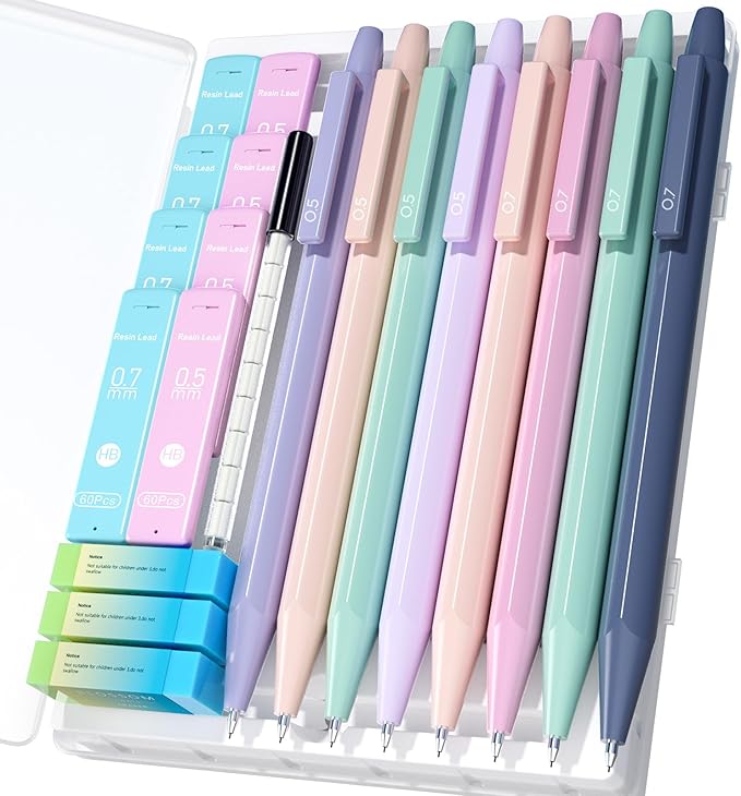 20PACK Mechanical Pencil, Cute Colored Preppy School Supplies Gift by Ponditni