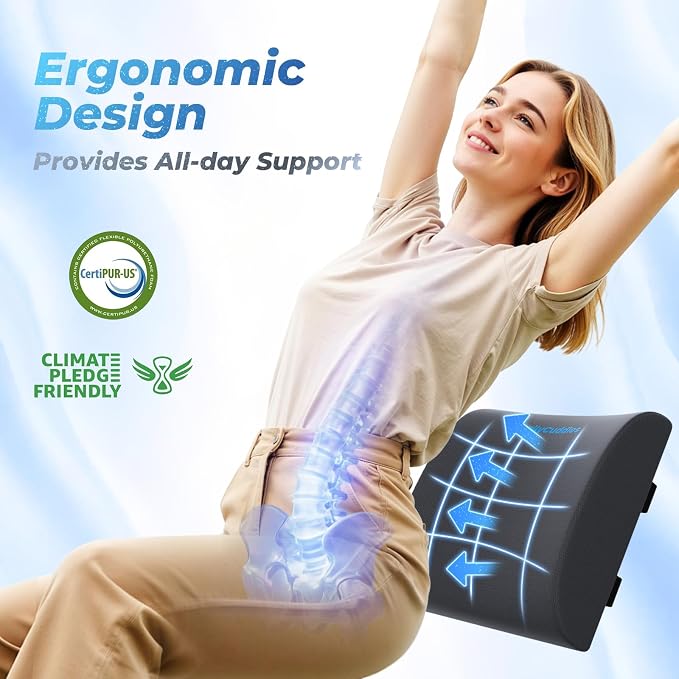 Lumbar Support Pillow for Office Chair Back Support - Image 3