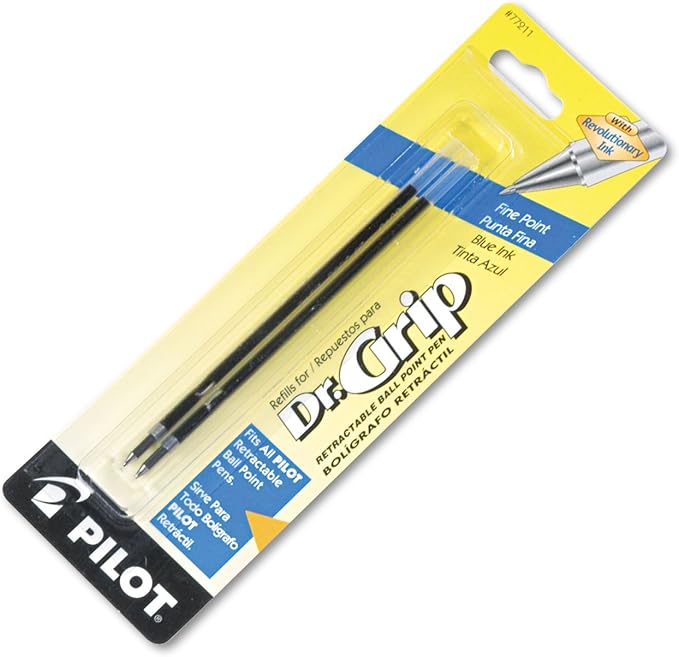 Pilot Dr. Grip Refills for Ballpoint Smooth Writing Pens, Fine Point by PilotCorporationofAmerica