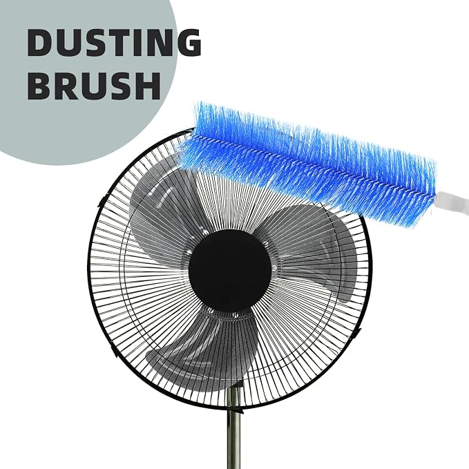 Fan Cleaning Brush, CN1ST 2PCS Brush Reusable Removes Dirt from Fans, Air - Image 2