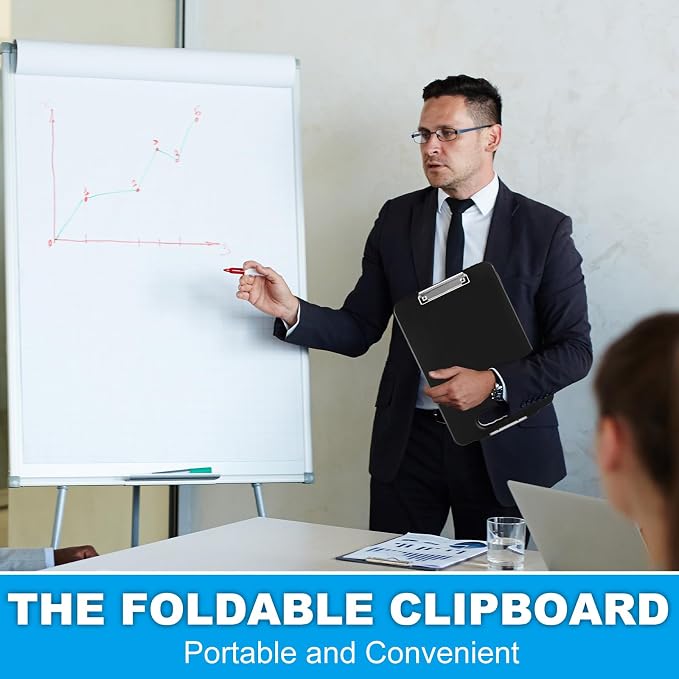 4 Pack Clipboard with Storage, Large Nursing Clipboard with Low Profile Clip - Image 6