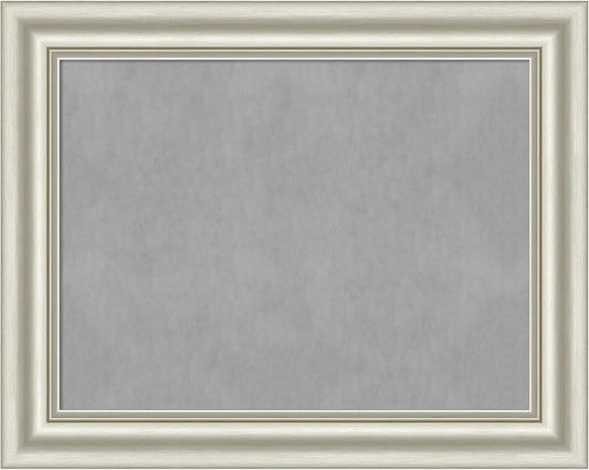 Amanti Art Silver Framed Magnetic Board 24x30 Medium Vision Board by AmantiArt