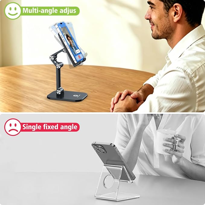 OCYCLONE Phone Stand, Foldable Cell Phone Stand Holder - Image 4