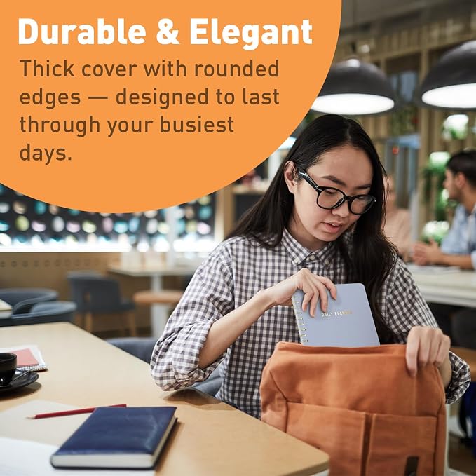 Sweetzer & Orange Daily Planner Notebook – Undated Two-Page Daily Layout - Image 6
