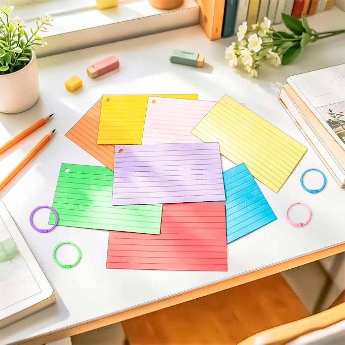 1200PCS Colored Index Cards 3x5 Inch Flash Cards - Image 7