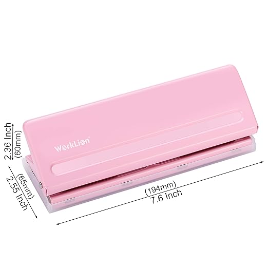 WORKLION Adjustable 6 Hole Punch: Metal Six Hole Puncher - Image 5